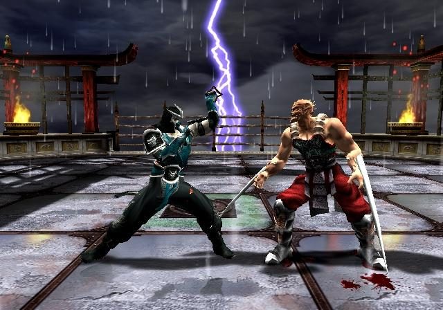 Mortal Kombat 1 Recreated In The Style Of Mortal Kombat Deception - Premium Gradient Pattern Gallery - Desktop
